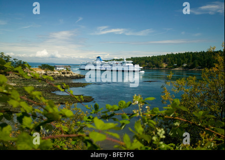 Attivo Pass , Galiano Island, isole del golfo, British Columbia, Canada Foto Stock