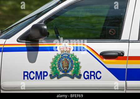 Auto della Polizia all'RCMP Academy di Regina, Saskatchewan, Canada Foto Stock