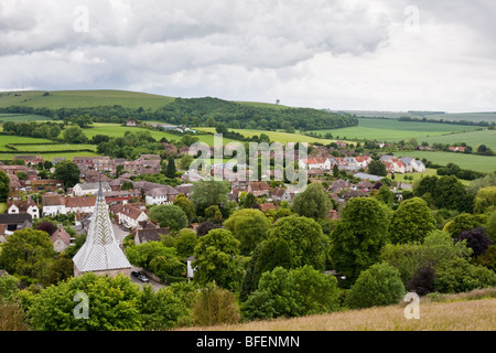 Campagna Vicino Oriente Meon, nel Hampshire, Inghilterra Foto Stock