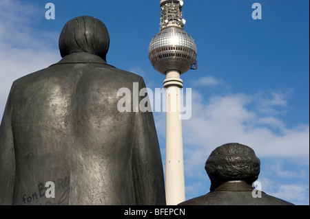 Berlino 2009. Venti anni dopo la caduta del muro di Berlino che ho fotografato nel 1989 per il quotidiano indipendente io ritorno Foto Stock
