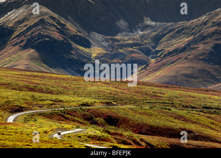 Dempster Highway, Lapide parco territoriale, Yukon Territory, Canada Foto Stock