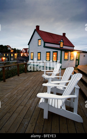 Artigiano Inn la notte, la trinità, Terranova, Canada Foto Stock