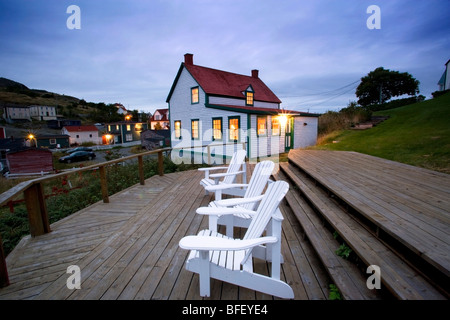 Artigiano Inn la notte, la trinità, Terranova, Canada Foto Stock