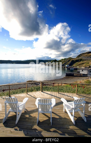 Sdraio, Gover House, artigiano Inn, Trinità, Terranova, Canada Foto Stock