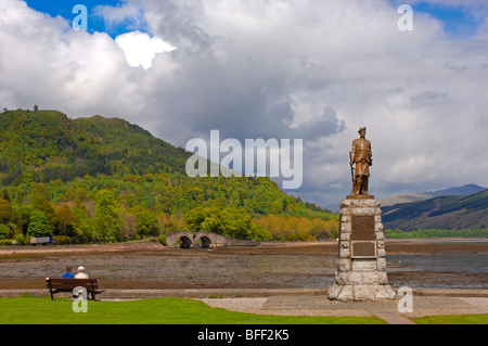 Prima guerra mondiale memorial, Inveraray, Argyll & Bute, Scotland, Regno Unito Foto Stock