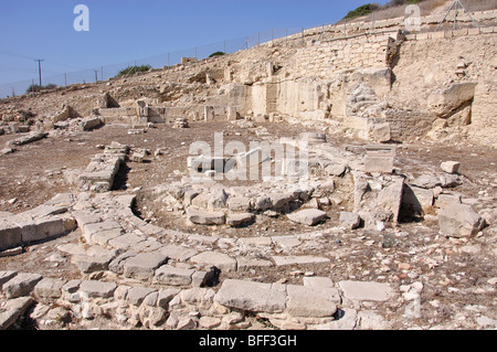 La palestra, antica Amathos, Ayios Tykhonas, Distretto di Limassol, Cipro Foto Stock