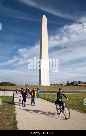 Il Monumento di Washington, Washington DC, Stati Uniti d'America Foto Stock