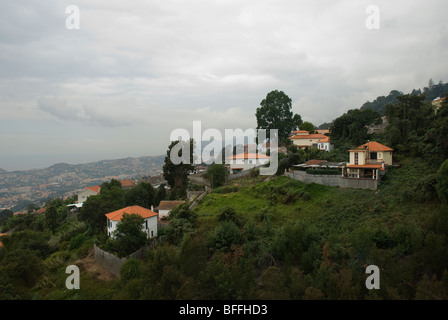 Una vista panoramica su Funchal, Madeira Foto Stock