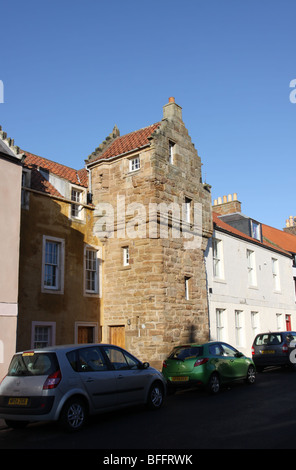 Pittenweem street scene fife scozia novembre 2009 Foto Stock