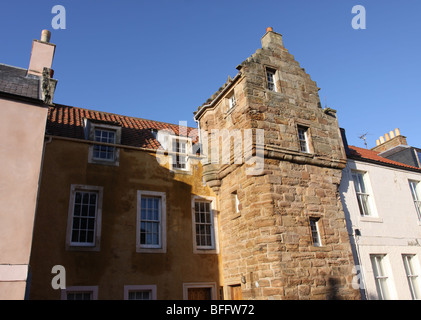 Pittenweem street scene fife scozia novembre 2009 Foto Stock