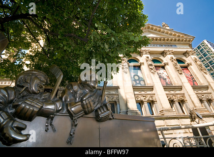 L'Hockey Hall of Fame, angolo di Front Street & Yonge Street, Toronto, Ontario, Canada, America del Nord Foto Stock