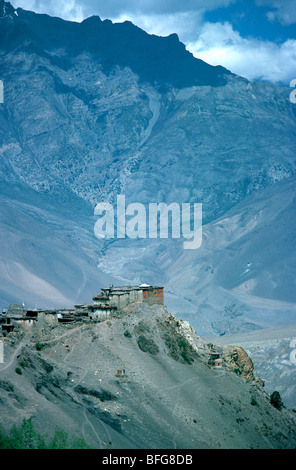 Villaggio di montagna in Nepal Foto Stock