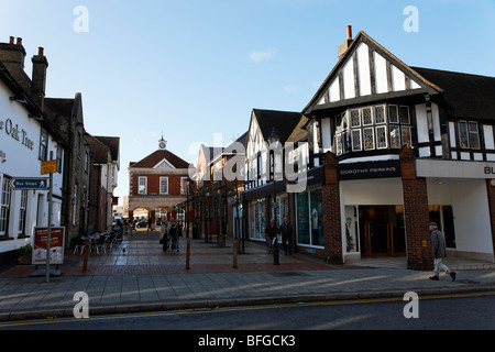 Architettura a Sevenoaks High Street. Foto Stock