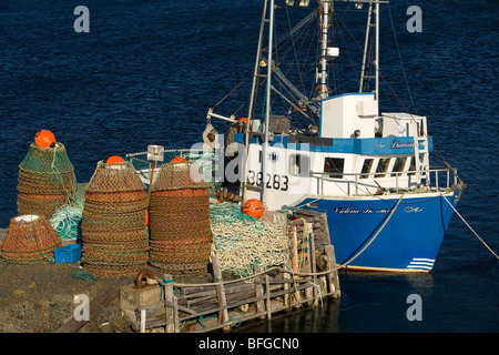 Barche di granchio, modificare le isole, Terranova e Labrador, Canada Foto Stock