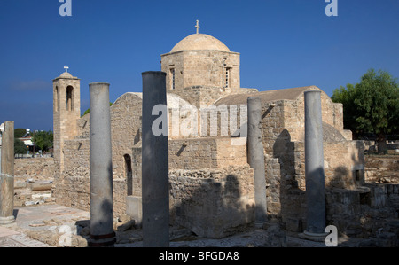 Panayia chrysopolitissa chiesa paphos repubblica di Cipro in Europa Foto Stock