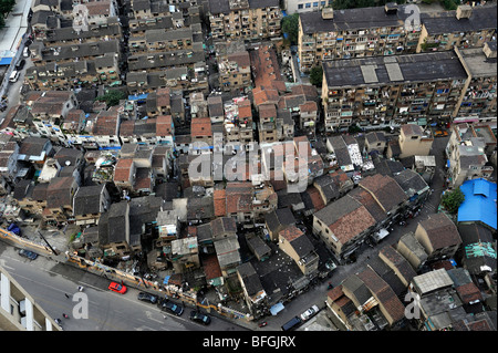 Vecchie case nel quartiere di Hong kou, Shanghai, Cina. 08-ott-2009 Foto Stock