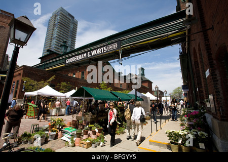 Distillery District, Toronto, Ontario, Canada Foto Stock