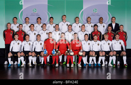 Foto del team della squadra nazionale di calcio tedesca Novembre 2009 Foto Stock