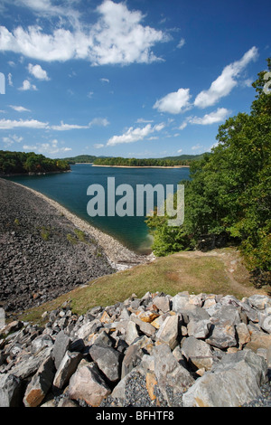 Lago Summersville, Virginia Occidentale, nel paesaggio ad alta risoluzione degli Stati Uniti Foto Stock