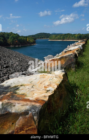 Lago Summersville, Virginia Occidentale, nel paesaggio ad alta risoluzione degli Stati Uniti Foto Stock