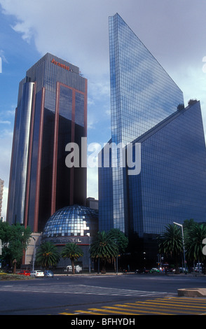 La borsa messicana edificio o Centro Bursatil sul Paseo de la Reforma, Città del Messico Foto Stock