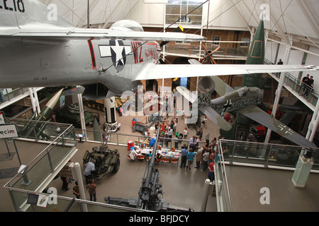 Interior shot dell'Imperial War Museum, Londra Inghilterra Gran Bretagna REGNO UNITO Foto Stock