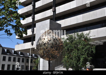 Moderno edificio della Banca centrale Dame Street Dublino Irlanda Foto Stock