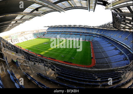 Vista interna Croke Park Stadium di Dublino. Home della Gaelic Athletic Association o GAA Foto Stock
