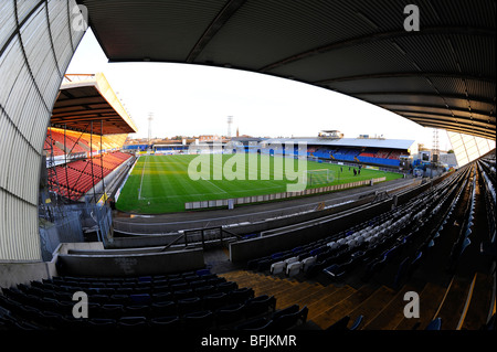 View all'interno di Windsor Park Stadium di Belfast. Home del Linfield Football Club Foto Stock