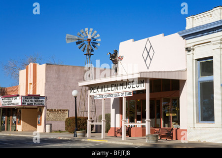 Rex Allen Museum, Willlcox, Cochise County, Arizona, Stati Uniti d'America Foto Stock