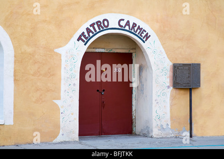 Teatro Carmen, Barrio Historico District, Tucson, Pima County, Arizona, Stati Uniti d'America Foto Stock