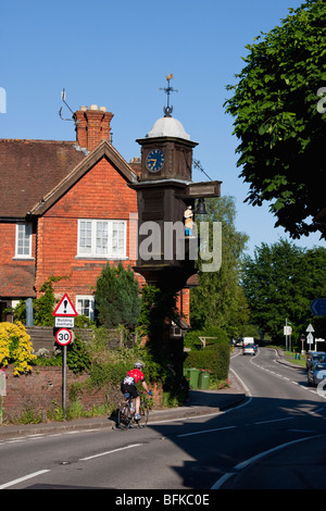 Abinger Hammer orologio, Dorking Surrey. Foto Stock