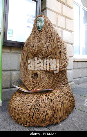 Il mais dolly che simboleggia la dea femminile in Glastonbury Somerset REGNO UNITO Foto Stock