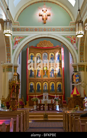 Basilica Cattedrale di San Francesco di Assisi New Mexico Santa Fe Foto Stock