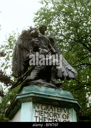 Regno Unito, Inghilterra, Worcestershire, Worcester city centre Boer War Memorial Foto Stock