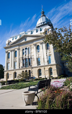 Springfield, Illinois - State Capitol Building Foto Stock