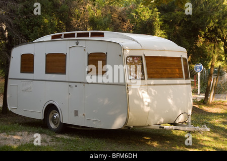 In vecchio stile caravan Foto Stock