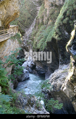 Austria, Salisburgo, gola Liechtensteinklamm in Sankt Johann im Pongau, Foto Stock