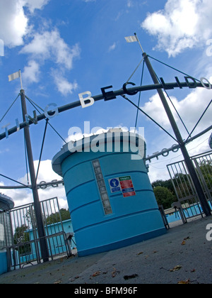 Tooting Bec Lido ingresso Foto Stock