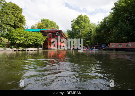 Il Feng Shang Floating Ristorante Cinese sul Regent's Canal, Londra Foto Stock