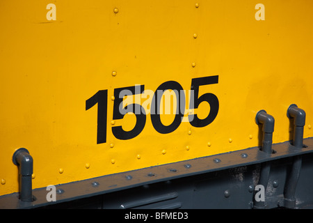 1505 (millecinquecento e cinque) iscrizione sul lato del locomotore Foto Stock