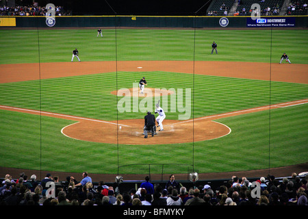 Stati Uniti d'America, Washington, Seattle, infield area in Safeco Field. Foto Stock