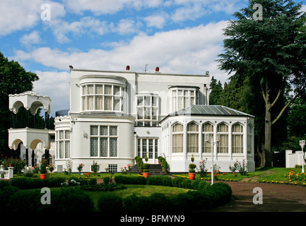 Inghilterra, Londra. Villa a nord di Hampstead Heath. Foto Stock