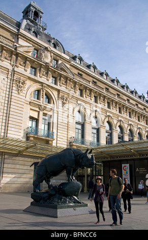 Esterno del Musee d'Orsay a Parigi, Francia. Foto Stock