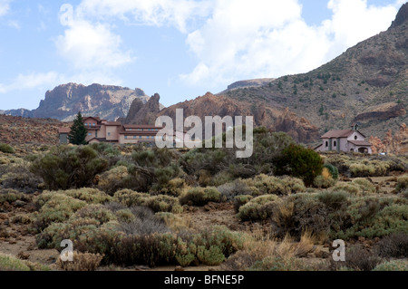 Centro visitatori Roques de Garcia Parco Nazionale del Teide Tenerife Isole Canarie Foto Stock