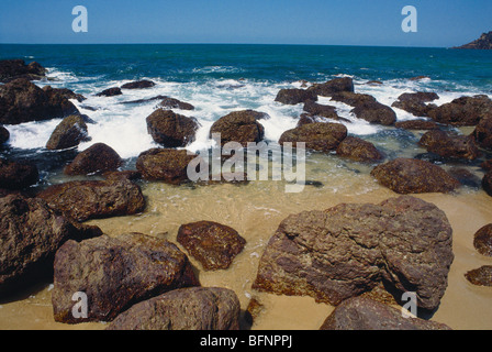 Spiaggia di Devgad ; Ratnagiri ; Konkan ; Maharashtra ; India ; asia Foto Stock