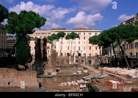 Italia, Roma, area archeologica di largo di Torre Argentina Foto Stock