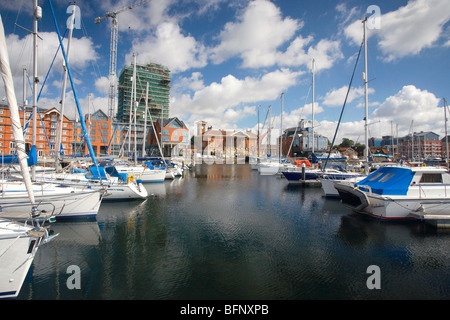 Ipswich Haven Marina & Barche in Suffolk Foto Stock