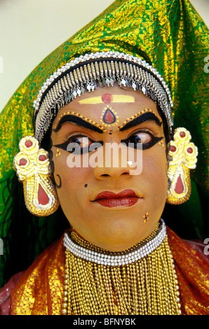 Kathakali ; danza classica indiana ; Kerala ; India ; Asia ; MR 306 Foto Stock