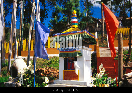 Bomdila monastero ; Arunachal Pradesh ; India Foto Stock